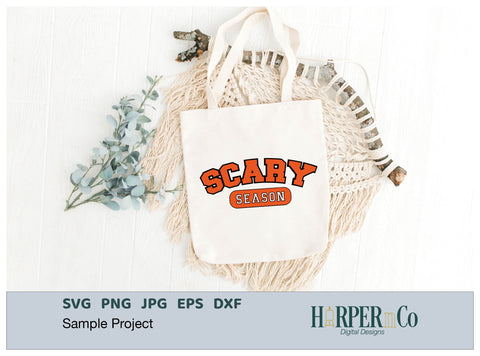 Scary Season SVG PNG Cut EPS File SVG HarperNCo 