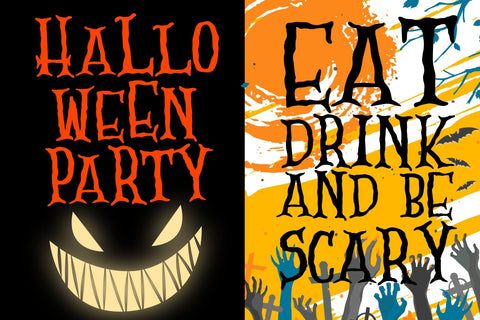 Scary Zombie Font Dm Letter Studio 