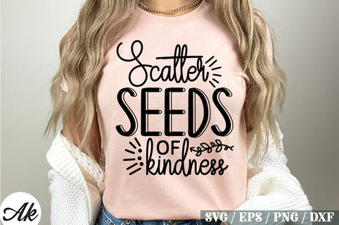 Scatter Seeds Of Kindness SVG Design SVG akazaddesign 