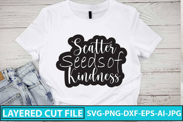 Scatter Seeds of Kindness SVG Design SVG Syaman 
