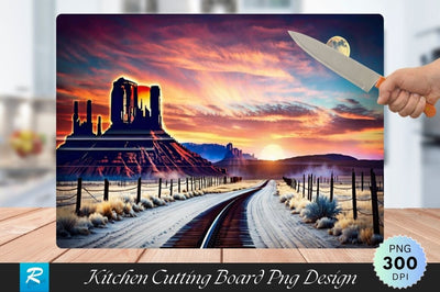 Scenery Cutting Board Sublimation Regulrcrative 