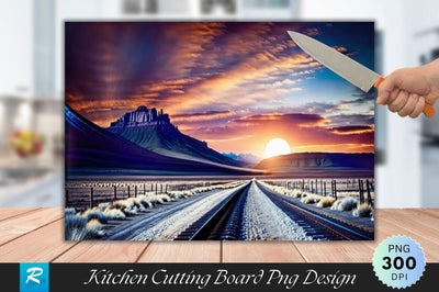 Scenery Cutting Board Sublimation Regulrcrative 