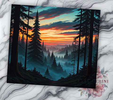 Scenic Landscape Nature 20oz Tumbler, Landscape Tumbler, Scenic Tumbler, Sublimation Wrap, 20oz Tumbler, Outdoor Decor, Nature Lover Gift Sublimation Li Zamperini 