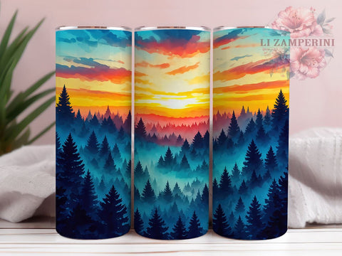Scenic Landscape Nature 20oz Tumbler, Landscape Tumbler, Scenic Tumbler, Sublimation Wrap, 20oz Tumbler, Outdoor Decor, Nature Lover Gift Sublimation Li Zamperini 