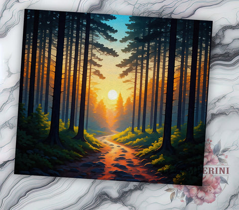 Scenic Landscape Nature 20oz Tumbler, Landscape Tumbler, Scenic Tumbler, Sublimation Wrap, 20oz Tumbler, Outdoor Decor, Nature Lover Gift Sublimation Li Zamperini 