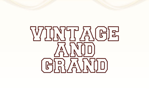 Scholar Block Outline – Bold Outline Varsity Font for Modern Designs Font Dm Letter Studio 