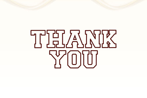 Scholar Block Outline – Bold Outline Varsity Font for Modern Designs Font Dm Letter Studio 