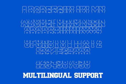 Scholar Stacked Monogram – All-Caps Varsity Style with Monogram Stacking Twist Font Dm Letter Studio 