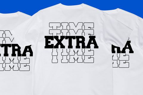 Scholar Stacked Monogram – All-Caps Varsity Style with Monogram Stacking Twist Font Dm Letter Studio 