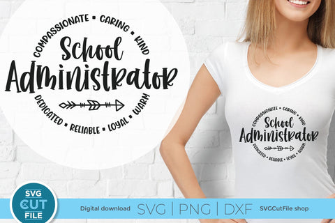 School administrator svg, school admin svg, principal assistant SVG SVG Cut File 