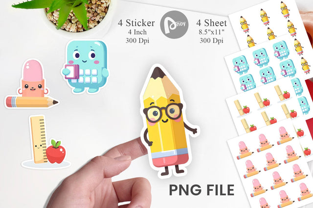 School Buddies Sticker Sublimation artnoy 