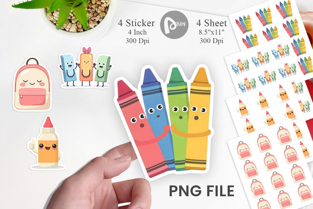 School Buddies Sticker Sublimation artnoy 