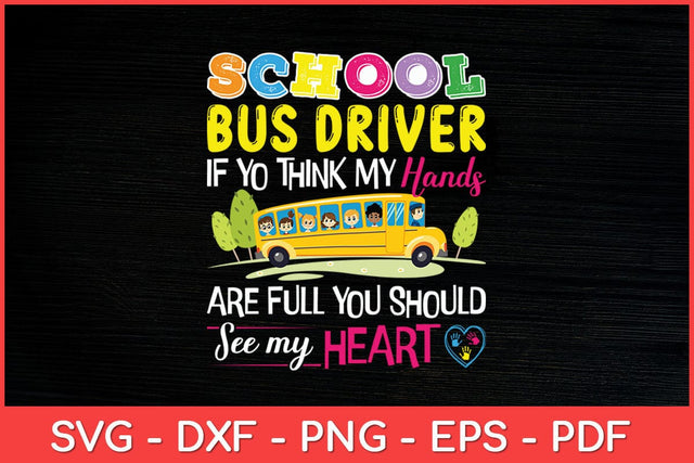 School Bus Driver Funny Svg Cut File SVG artprintfile 