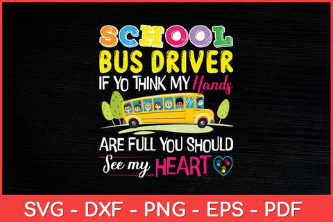 School Bus Driver Funny Svg Cut File SVG artprintfile 