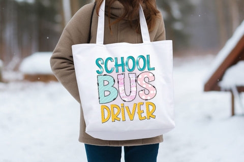 School bus driver PNG Design Sublimation Designangry 