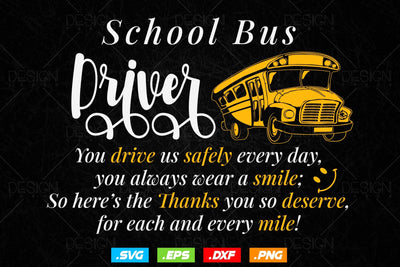 School Bus Driver Svg Png, Father's Day Svg, Bus Driver gift, School Bus svg,Gifts For Dad, School Bus Driver svg, SVG File for Cricut SVG DesignDestine 