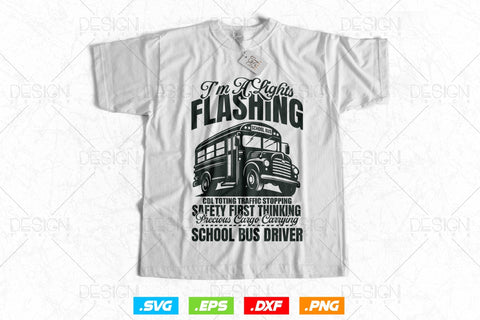 School Bus Driver Svg Png, If My Lights Are Flashin Svg, Father's Day Svg, School Bus svg, School Bus Driver svg, SVG File for Cricut SVG DesignDestine 