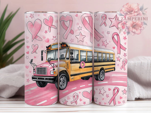 School Bus Funny Teacher Cute Tumbler, Funny Teacher Tumbler, Pink Tumbler, Heart Tumbler, Star Tumbler, 20oz Sublimation Wrap, Cute Bus Driver Tumbler Sublimation Li Zamperini 