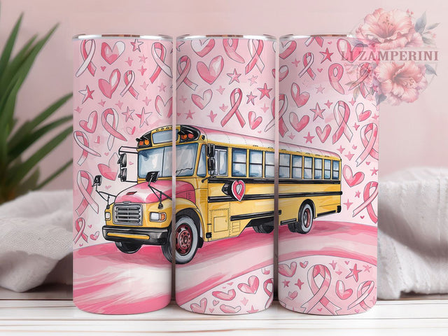School Bus Funny Teacher Cute Tumbler, Funny Teacher Tumbler, Pink Tumbler, Heart Tumbler, Star Tumbler, 20oz Sublimation Wrap, Cute Bus Driver Tumbler Sublimation Li Zamperini 