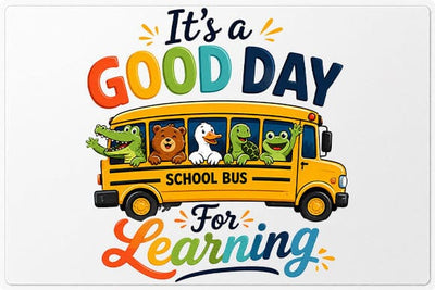 School Bus PNG Good Day for Learning Digital Download SVG BillahCrafts 