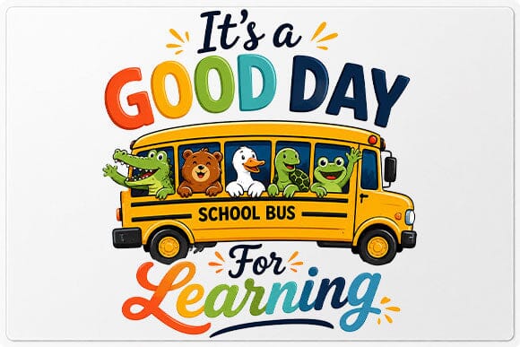 School Bus PNG Good Day for Learning Digital Download SVG BillahCrafts 