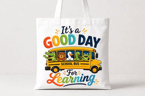 School Bus PNG Good Day for Learning Digital Download SVG BillahCrafts 