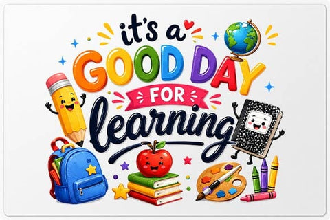 School Bus PNG | It's a Good Day for Learning | Back to School Sublimation Design SVG BillahCrafts 