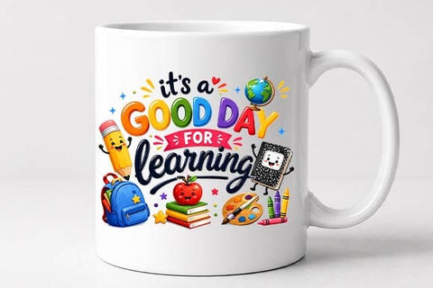 School Bus PNG | It's a Good Day for Learning | Back to School Sublimation Design SVG BillahCrafts 