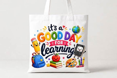 School Bus PNG | It's a Good Day for Learning | Back to School Sublimation Design SVG BillahCrafts 