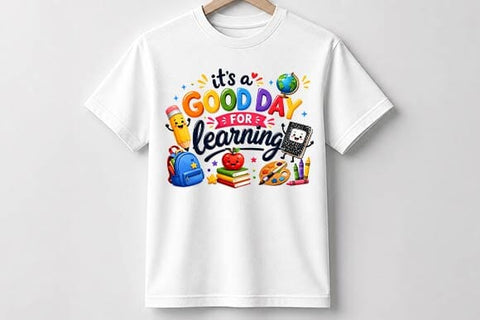 School Bus PNG | It's a Good Day for Learning | Back to School Sublimation Design SVG BillahCrafts 