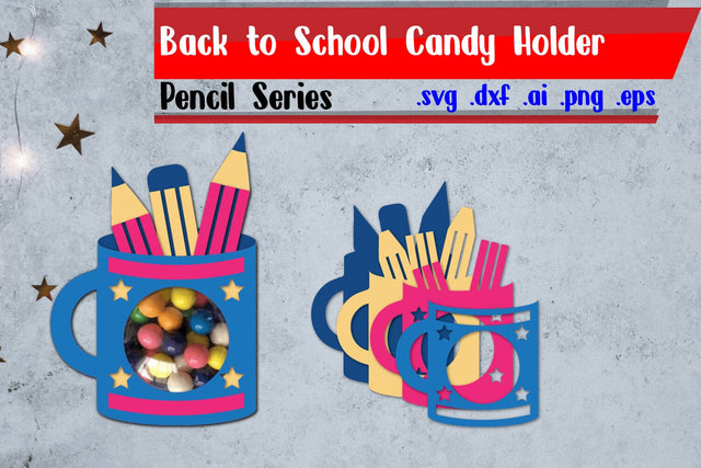 School Candy Holder | Back to School Candy Holder 3D Paper zafrans studio 