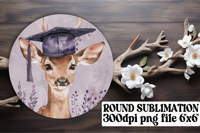 School Critters Circle Graduation Design keychain Sublimation afrosvg 