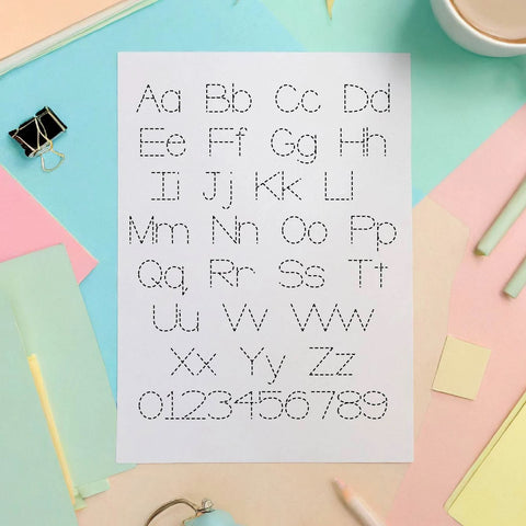 School Dotted Font OTF, Fonts for Crafting, Handwritten Font Font Crafting With Brenna 