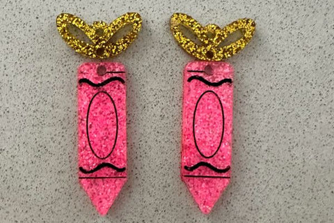 School Earrings Bundle Laser SVG File SVG Crafting With Brenna 