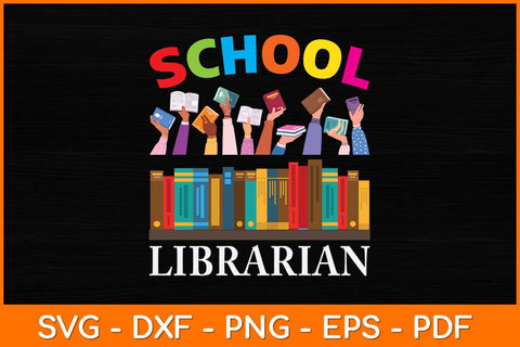 School Librarian Teacher Squad Back To School Svg File SVG artprintfile 