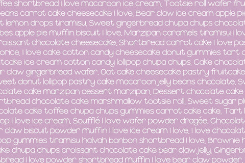School Lunch Sans Font Font Beck McCormick 