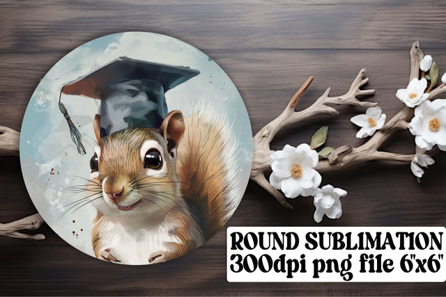 School Mascots Circle Graduation Sublimation keychain Sublimation afrosvg 