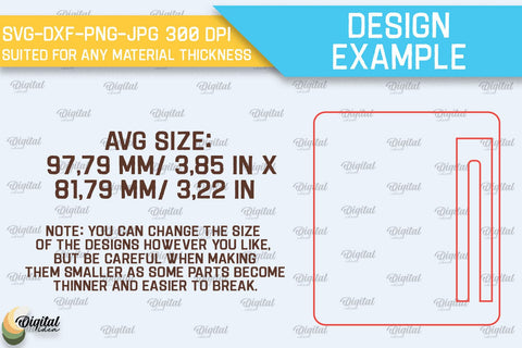 School Money Card SVG. School Money Holder Laser Cut SVG Evgenyia Guschina 