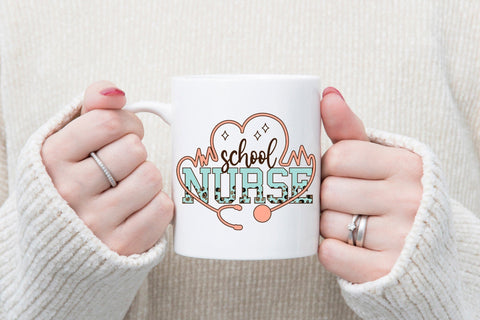 School Nurse PNG Sublimation Design Sublimation CraftLabSVG 