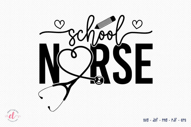 School Nurse SVG Design SVG CraftLabSVG 