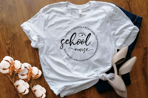 School Nurse Svg Png Files for Nursing Student, Teachers Day, Back To School, Summer, Nurse Svg, Teacher Shirts SVG DesignDestine 