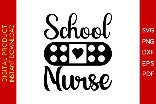 School Nurse SVG PNG PDF Cut File SVG Creativedesigntee 