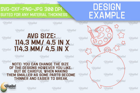 School Ornaments Laser Cut Bundle. Teacher Ornaments SVG SVG Evgenyia Guschina 