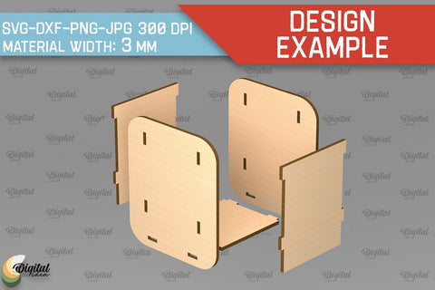 School Pencil Holder Laser Cut. Pen Holders SVG Design SVG Evgenyia Guschina 