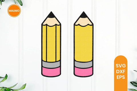 School pencil stationery svg clipart SVG Maumo Designs 