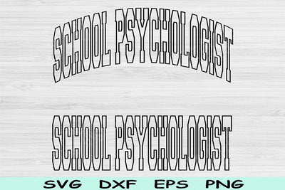 School Psychologist Svg, Mental Health Svg For Cricut, School Counselor Svg File, Psychology Shirt Svg Digital Download Sublimation Design SVG TiffsCraftyCreations 