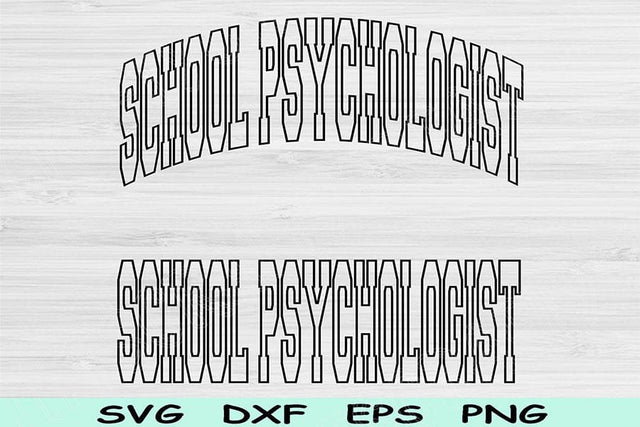 School Psychologist Svg, Mental Health Svg For Cricut, School Counselor Svg File, Psychology Shirt Svg Digital Download Sublimation Design SVG TiffsCraftyCreations 