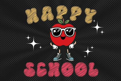 School Retro - Display Font Font AnningArts Design 