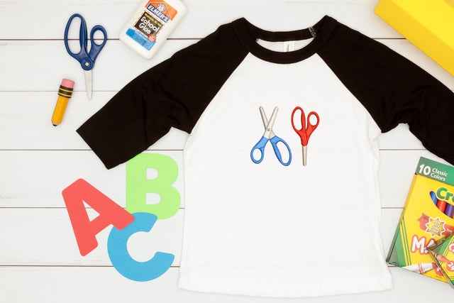 School Scissors Mini Embroidery Duo Embroidery/Applique DESIGNS Risa Rocks It 