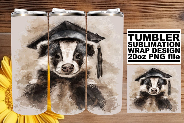 School Spirit Animal Cap Tumbler Wrap - 20oz Sublimation Pattern Sublimation afrosvg 